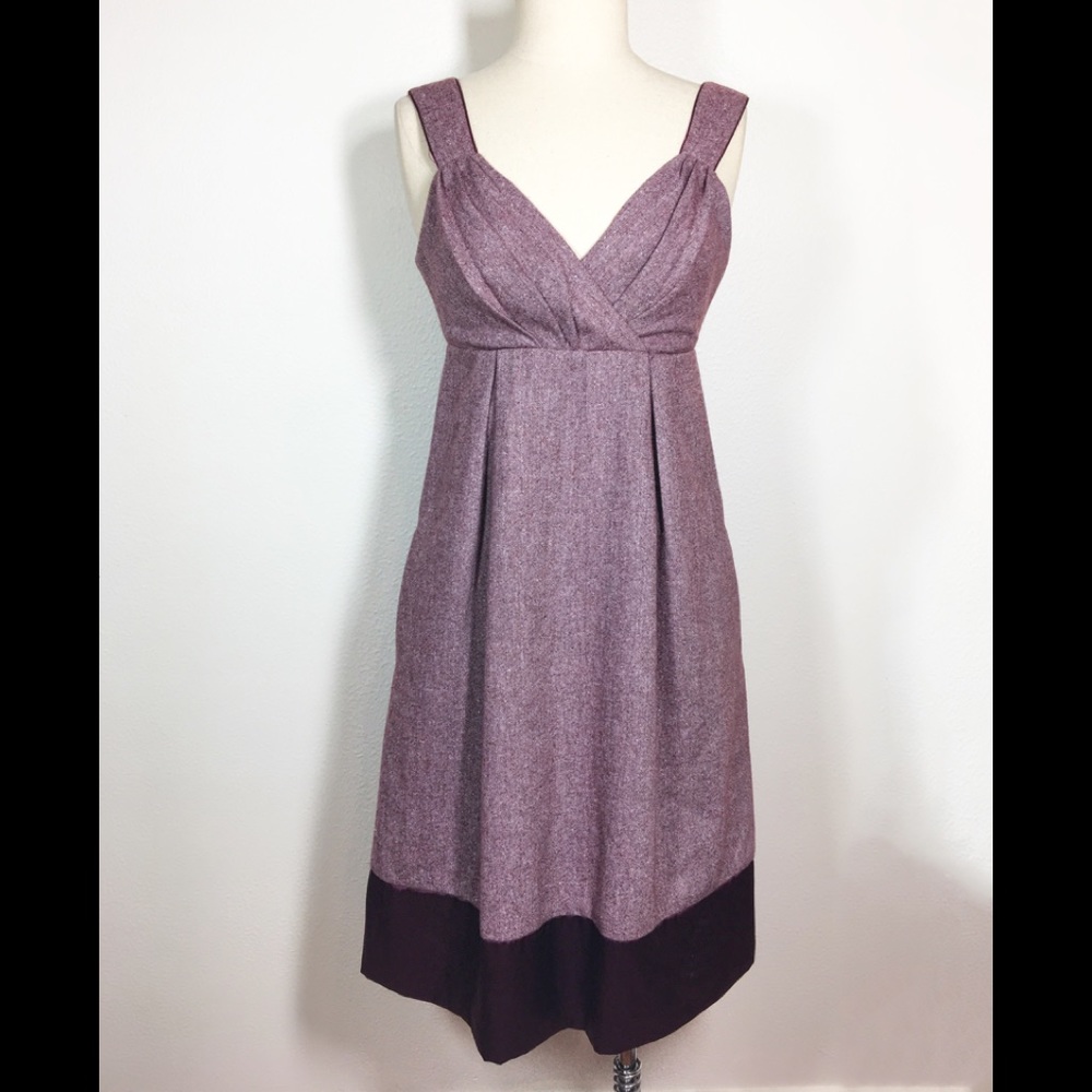 BCBG Paris Plum Satin Trim Sz. 4